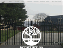 Tablet Screenshot of brandywinefence.com